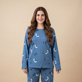 Pattern Printed Woman Night Suit
