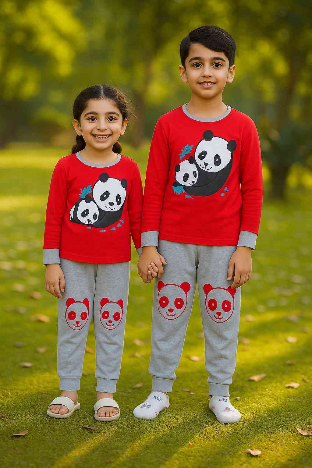 Red Panda Printed Kids Wear (Each)