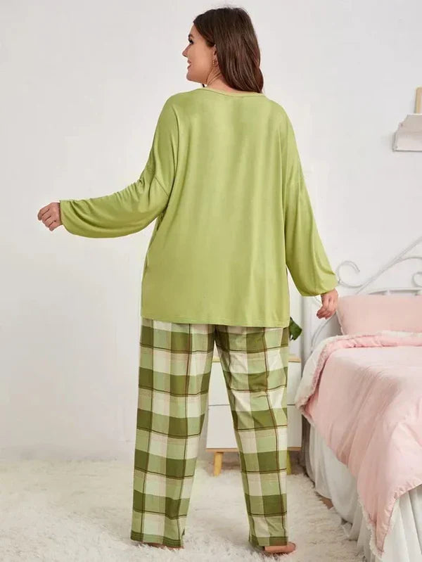 Eternal Love Full-Sleeves Printed Night Suit